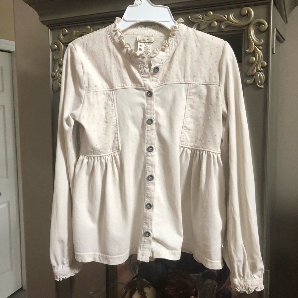 Matilda Jane girls button down top